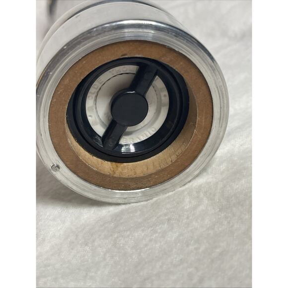 Crate & Barrel Pewter Pepper Mill - Picture 3 of 4